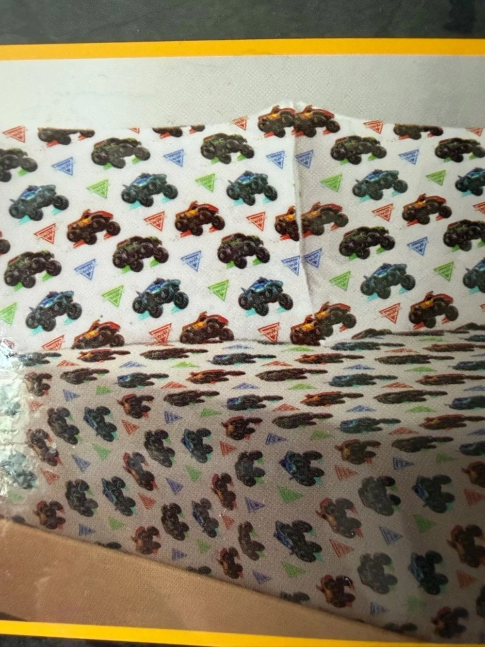 Monster Jam Sheet Set Twin Bedding NEW Toro Loco Megalodon Grave Digger Trucks